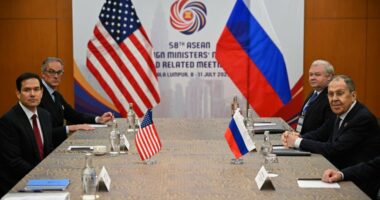 Rubio meets Russian foreign minister with Ukraine tensions high
