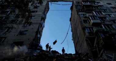 Russia attacks Kyiv ahead of NATO meeting on US aid to Ukraine
