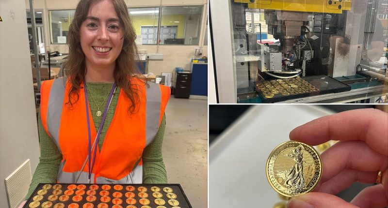 Should you buy gold coins from the Royal Mint to beat tax? HELEN KIRRANE visits its home in Wales
