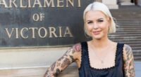 Tattooed former stripper turned politician is expecting her first child with RIVAL Labor MP