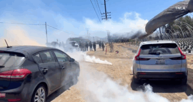 Tear gas deployed during protest at immigration raid in Ventura County