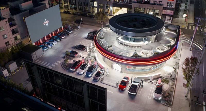 Tesla opens its first diner in Hollywood