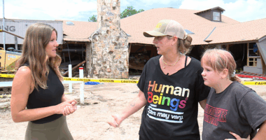 Texas flooding: Mother and daughter rescued from roof