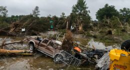 Texas flood waters