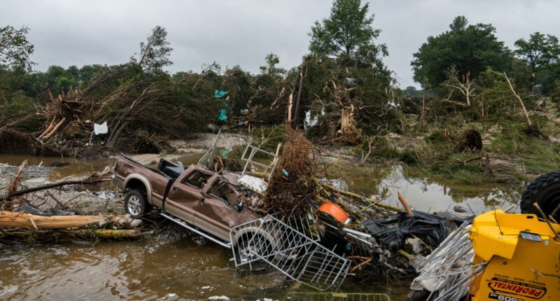 Texas flood waters