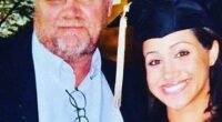 Meghan Markle with her father, Thomas Markle, at her college graduation