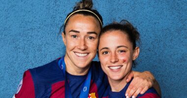 The holidaying close friends trying to ruin each others' dreams in the Euro final: Lionesses star Lucy Bronze and Spain's Ona Batlle are inseparable off the pitch - but major rivals on it