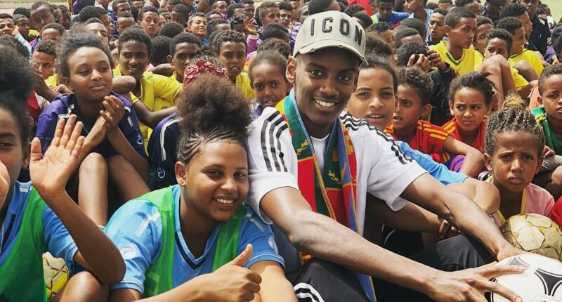 The humble son of Eritrean refugees who could smash the British transfer record: Newcastle's wantaway striker Alexander Isak learned to play on a pitch made from gravel but could now seal Liverpool switch in mega £300,000-a-week deal