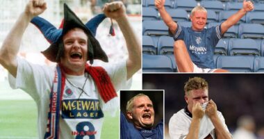 Thirty years after Gazza signed for Rangers, Mail Sport recalls the madness and the magnificence of the England superstar's spell in Scotland