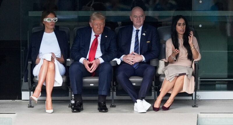 Trump at FIFA world cup final
