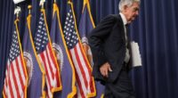 Federal Reserve Chairman Jerome Powell walks off following a news conference following the Federal Open Market Committee meeting, Wednesday, May 7, 2025, at the Federal Reserve in Washington. (AP Photo/Jacquelyn Martin)