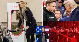 Wall Street punishes Tesla as Musk starts an anti-Trump political party: 'Off the rails'