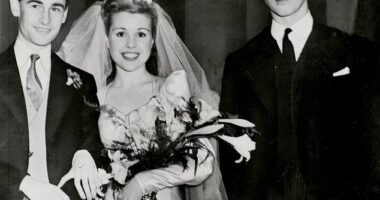 Miss Helene Foufouni married Mr William N. Kirby in the presence of HRH Prince Philip who was a childhood friend of the bride