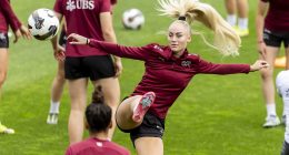'World's sexiest footballer' Alisha Lehmann sports smart new look as Euro 2025 gets underway