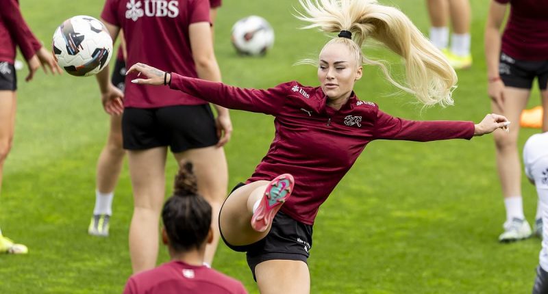 'World's sexiest footballer' Alisha Lehmann sports smart new look as Euro 2025 gets underway