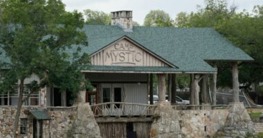 Camp Mystic is shown in Hunt, Texas on Wednesday, July 9, 2025. (AP Photo/Ashley Landis)