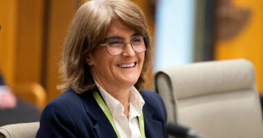 Reserve Bank Governor Michele Bullock during a Senate estimates hearing.