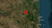 The epicentre of the quake struck ï»¿Kilkivan, west of Gympie and 256 km north of Brisbane, at 9.50am.
