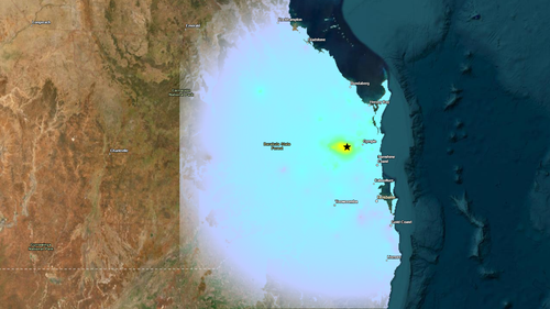 The quake was felt ï»¿as far away as Brisbane, with witness reports saying they felt the shake as far afield as Bundaberg and the Gold Coast.