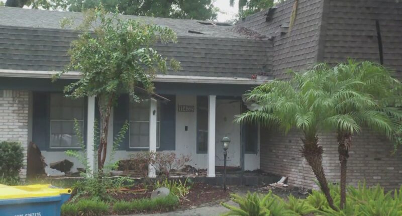 2 homes struck by lightning in Jacksonville