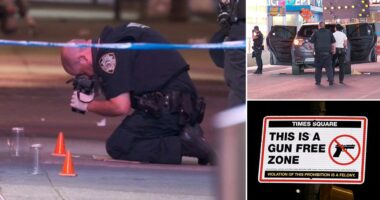 3 shot in Times Square, 17-year-old suspect detained after late-night dispute