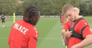 Adam Wharton appears to make Crystal Palace transfer stance clear in front of Eberechi Eze