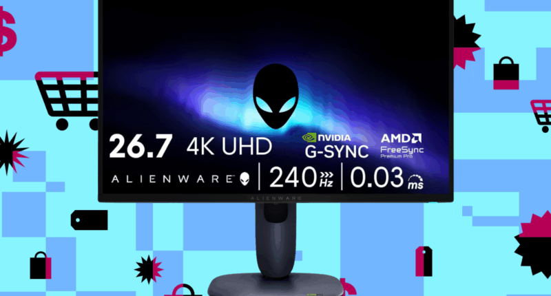 Alienware’s AW2725Q 4K OLED gaming monitor is down to its lowest price ever at Amazon