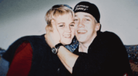 Photo of Amy Lynn Bradley and a man embracing.