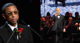 Andrea Bocelli and Pharrell Williams will direct a historic Vatican City concert, with performances by Jelly Roll, Karol G, more