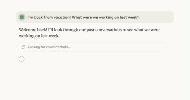 Anthropic’s Claude chatbot can now remember your past conversations