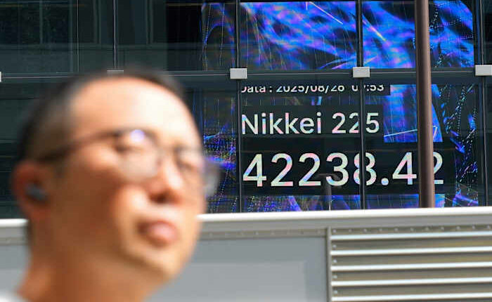Asian shares are mixed, with Chinese benchmarks sinking ahead of Nvidia earnings update