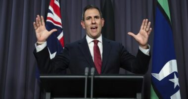 Treasurer Dr Jim Chalmers at a press conference following the Economic Reform Roundtable meeting, at Parliament House in Canberra on Thursday 21 August 2025.