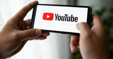 POLAND - 2023/07/13: In this photo illustration a YouTube logo seen displayed on a smartphone. (Photo Illustration by Mateusz Slodkowski/SOPA Images/LightRocket via Getty Images)