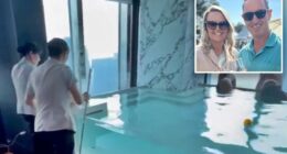 Australian couple overflows private spa and 'floods lower floors" at luxury Chinese hotel
