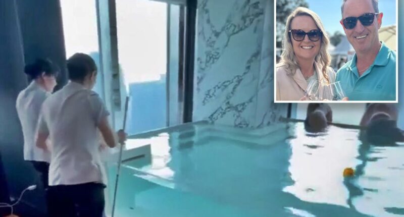 Australian couple overflows private spa and 'floods lower floors" at luxury Chinese hotel