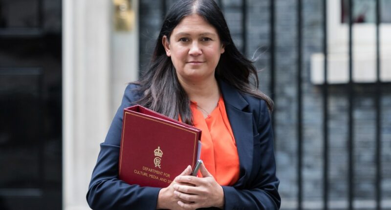 Lisa Nandy, Secretary of State for Culture, Media and Sport, leaving 10 Downing Street.