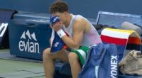 Ben Shelton breaks down in tears on grim day for America at US Open as Frances Tiafoe also crashes out
