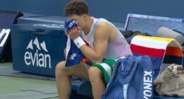 Ben Shelton breaks down in tears on grim day for America at US Open as Frances Tiafoe also crashes out