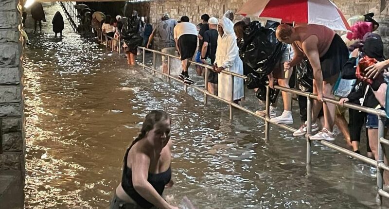 Biblical flooding shuts down state fair and leaves residents trapped