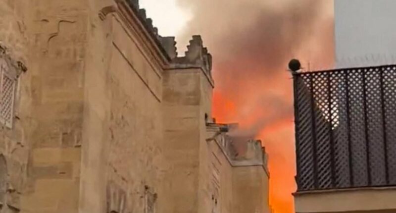 Blaze rips through church: Firefighters battle save attraction 