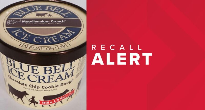 Blue Bell Creameries recalls tubs of ice cream due to packaging error
