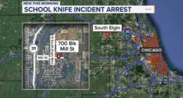 Brandon J. Mumme arrested, accused of threatening juveniles with knife at Clinton Elementary School, South Elgin police say