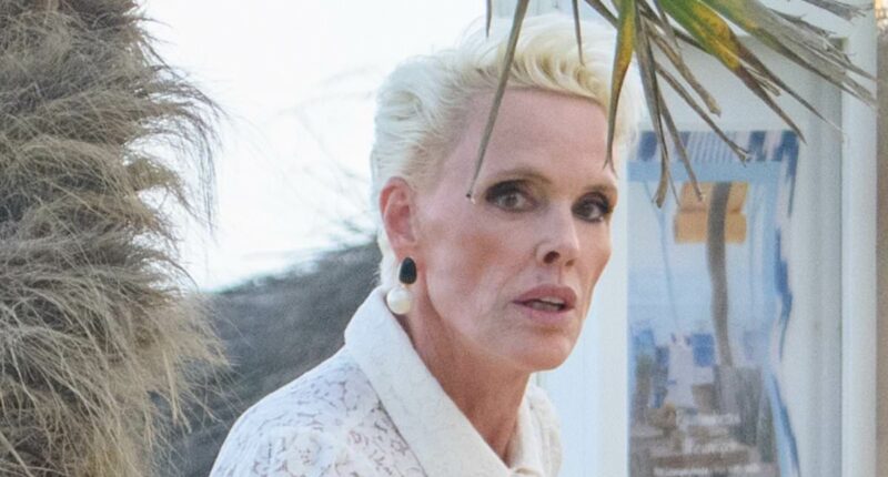 Brigitte Nielsen, 62, turns heads as she rides her bike in stilettos