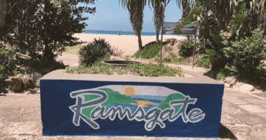 Ramsgate beach mural.