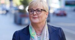 Liberal senator Linda Reynolds arrives at the David Malcolm Justice Centre in Perth, Tuesday, March 5, 2024.