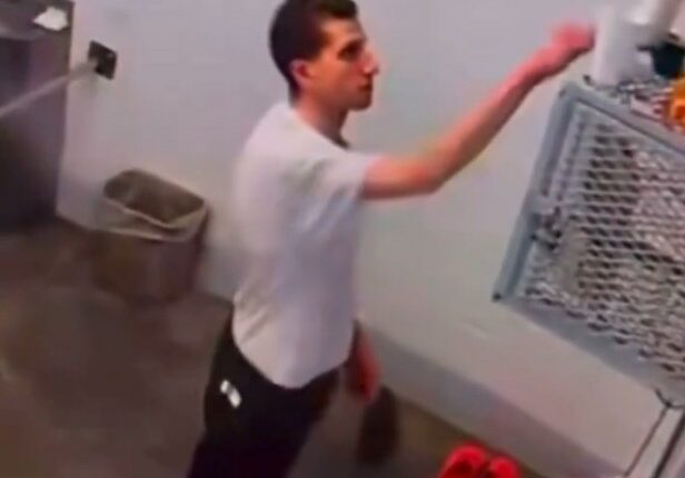 Jailhouse footage of Bryan Kohberger.