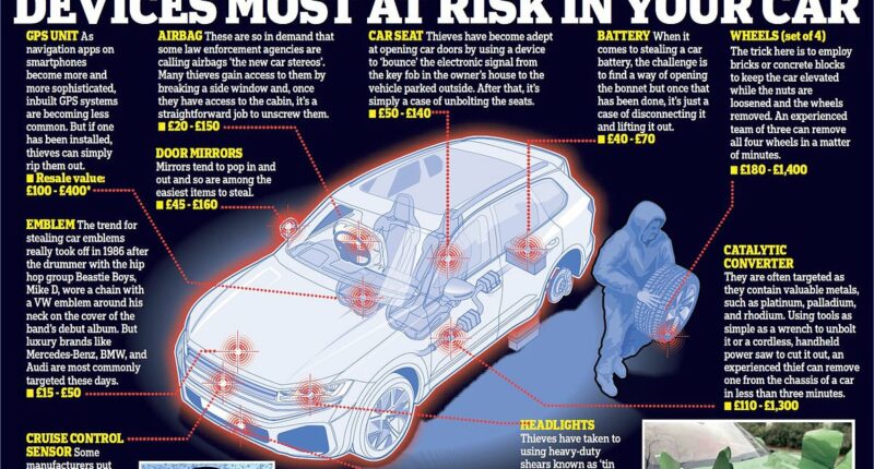 Car thieves don't care about your vehicle... THIS is what they take