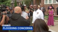 Chicago Mayor Brandon Johnson, Alderman Ray Lopez visit Gage Park as residents call for more help after repeated flooding