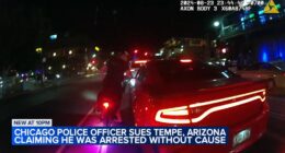 Chicago Police Department Officer Jalen Woods sues city of Tempe, Arizona, says he was arrested without cause