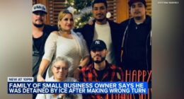 Chicago-area family says wrong turn in Michigan led to ICE detaining business owner Sergio Serna Ramirez, demands his release